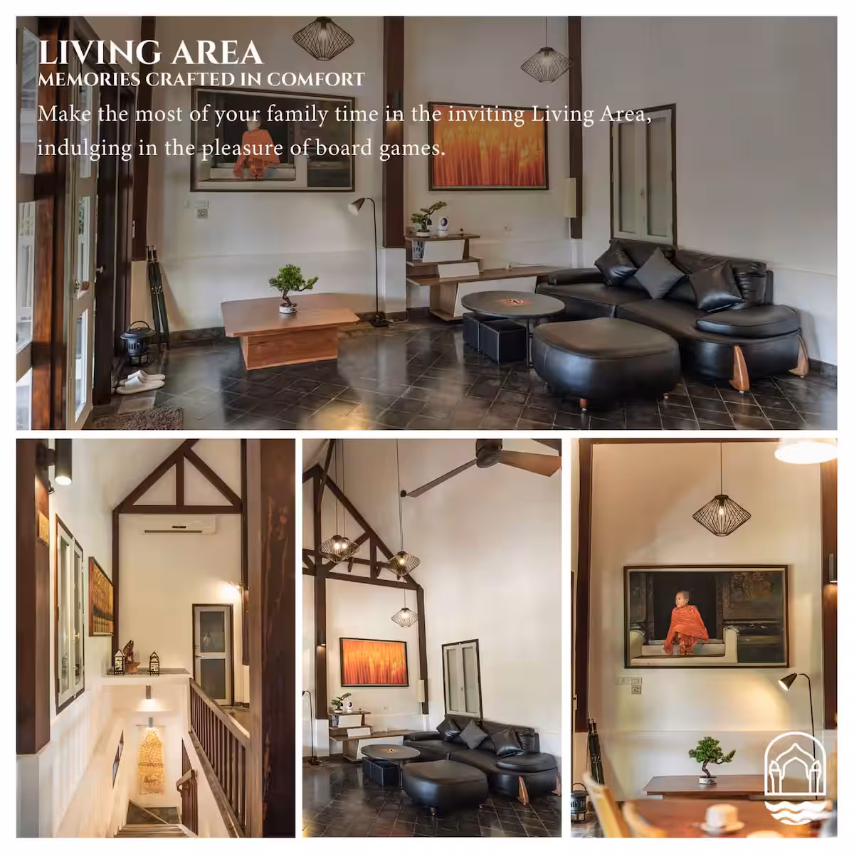 Open-plan living area